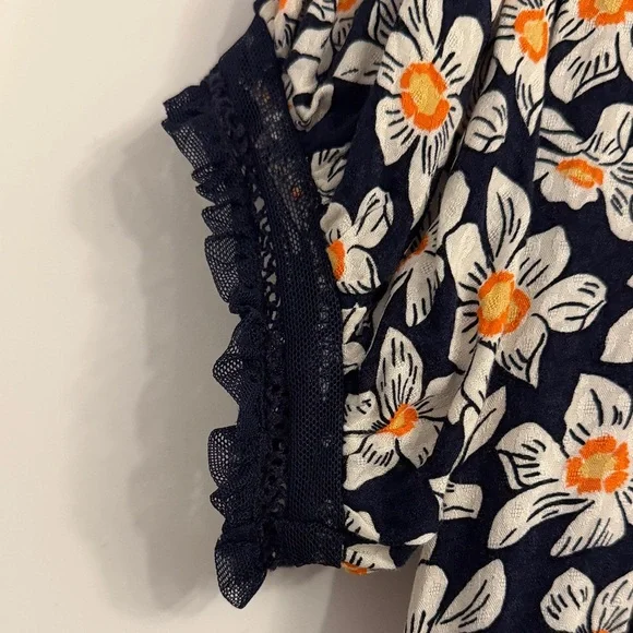 Free People Floral Short Sleeve Dress - Picture 3 of 13